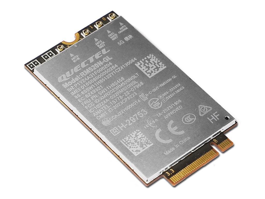 Quectel RM520N-GL - Drahtloses Mobilfunkmodem - 5G - M.2 Card - für P / N: 21KDSC4100, 21MC000HUS, 21ME002SFR, 21NX009UIX, 21QG000KMZ